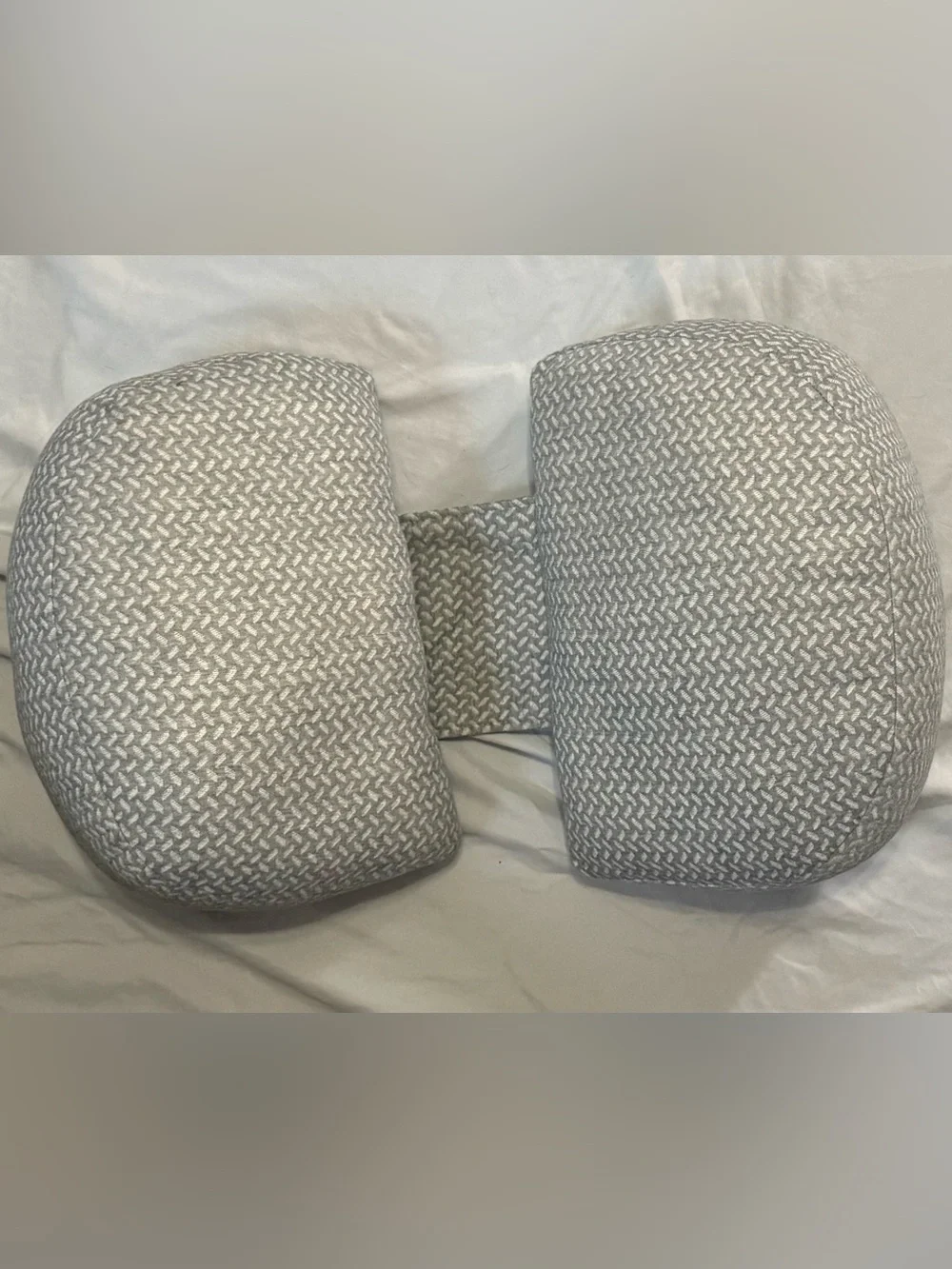 Gray Woven Pregnancy Pillow - Comfort Support